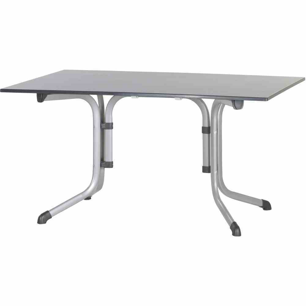 Sieger Klapptisch vivodur 140x90x73 cm graphit grau