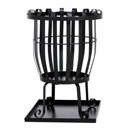 Siena Garden Feuerkorb Pagia, Ø39cmx51cm schwarz Stahl