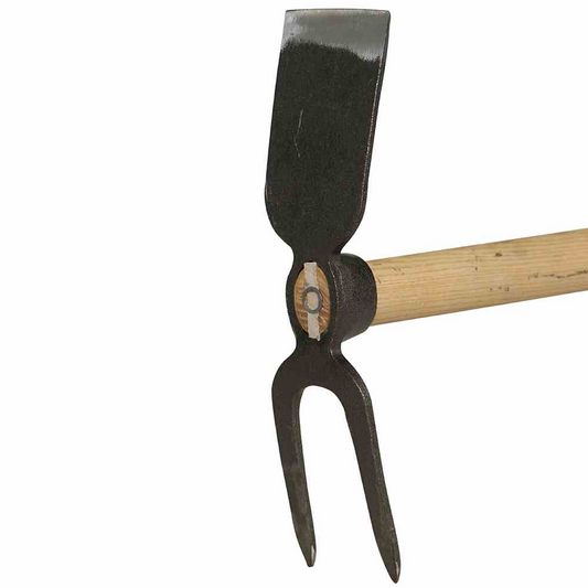 Siena Garden Doppelhacke mit 2 Zinken 135 cm schwarz