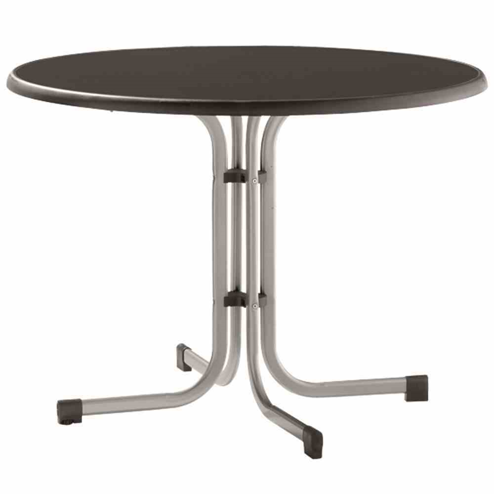 Sieger Klapptisch Ø100cm anthrazit Stahl