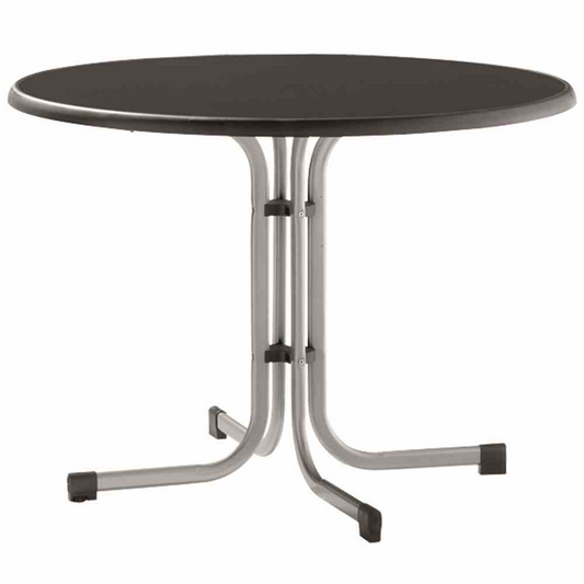Sieger Klapptisch Ø100cm anthrazit Stahl