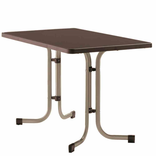 Sieger Klapptisch 115x70cm mocca Stahl
