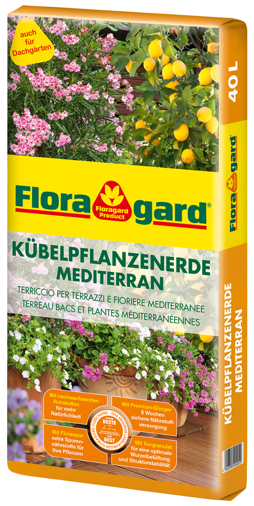 Floragard Kübelpflanzenerde mediterran