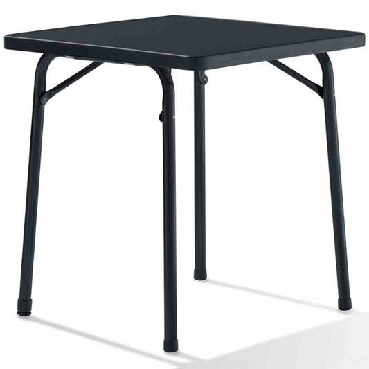 Sieger Klapptisch 70x70cm grau / Mecalit anthrazit Stahl