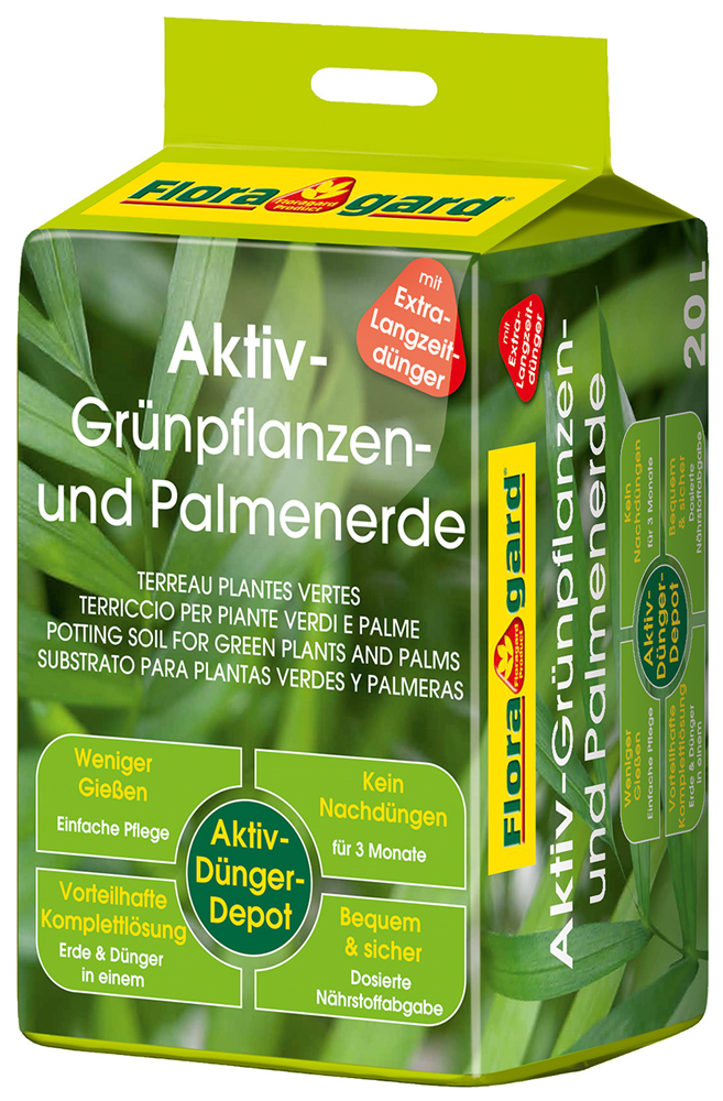 Floragard Aktiv Grünpflanzen- und Palmenerde