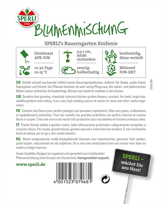 Blumenmischung 'Bauerngarten Sinfonie'