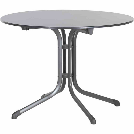 Sieger Klapptisch vivodur Ø100 x 73 cm eisengrau grau