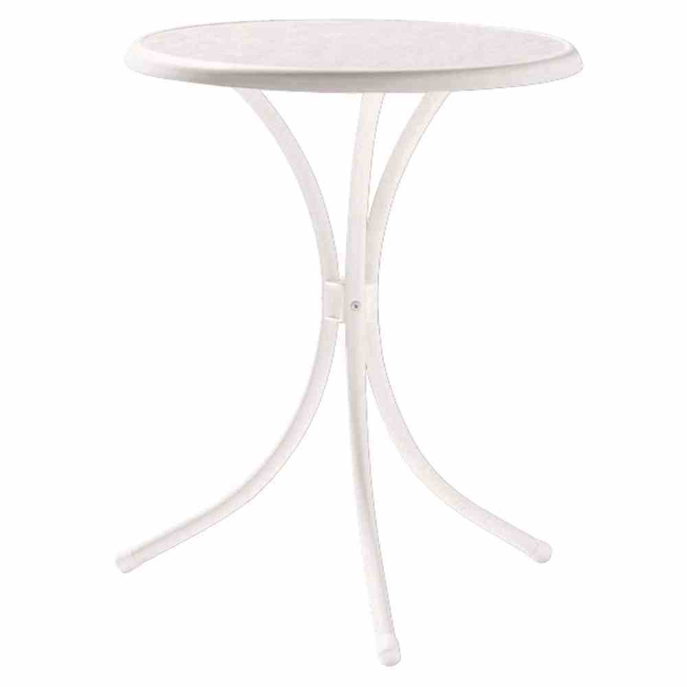 Sieger Bistrotisch rund Ø 60 cm weiß Stahl