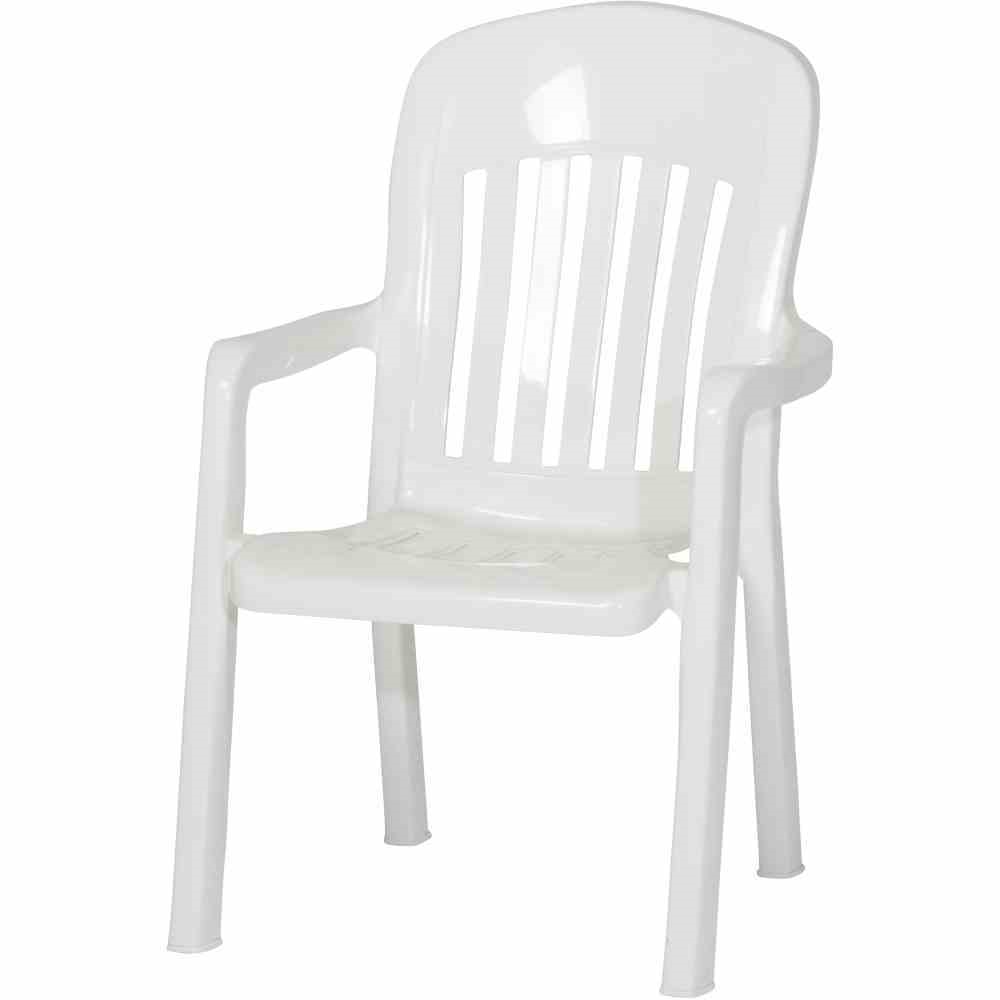 Sieger Stapelstuhl Comtesse weiß Kunststoff