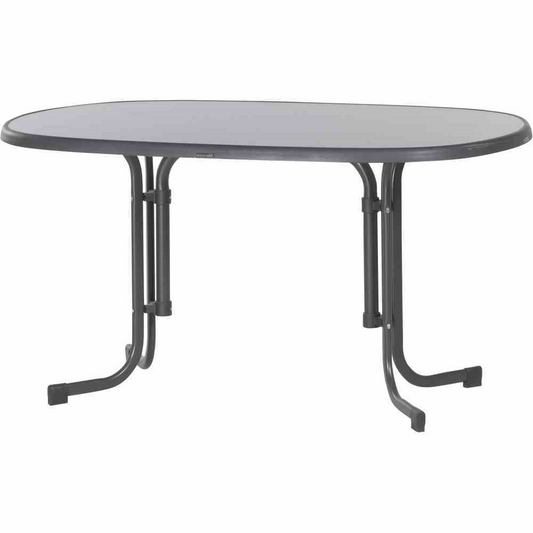 Sieger Klapptisch 140x90cm anthrazit Stahl