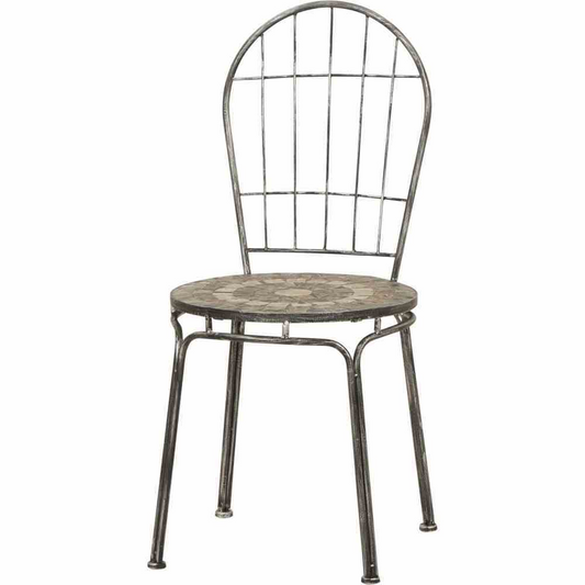 Siena Garden Felina Stapelstuhl Eisen/Naturstein-Mix