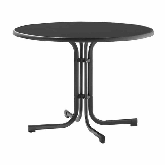 Sieger Klapptisch Ø100cm anthrazit Stahl