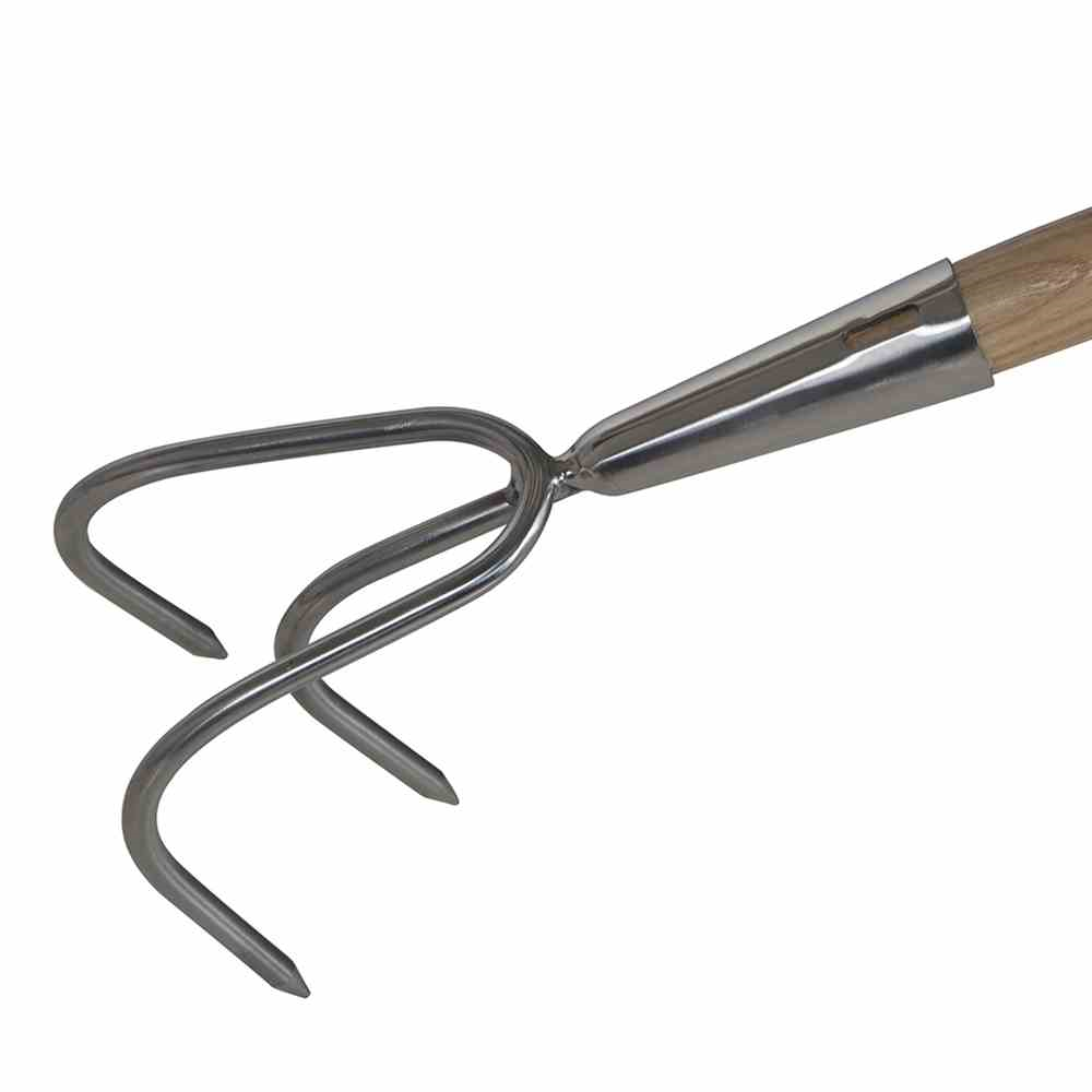 Siena Garden Grubber ClassicLine mit 3 Zinken 140 cm silber, Edelstahl