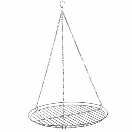 Siena Garden Grillrost INOX zu 55er Feuerschale inkl. Kette und S-Haken, Edelstahl