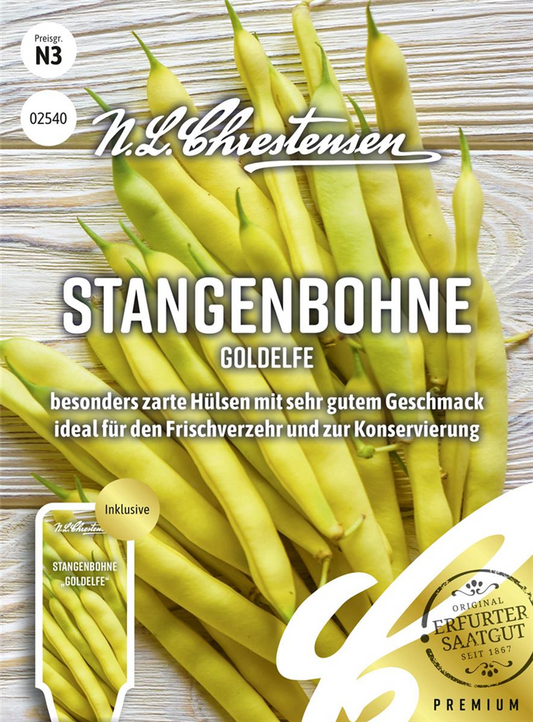 Stangenbohnensamen 'Goldelfe'