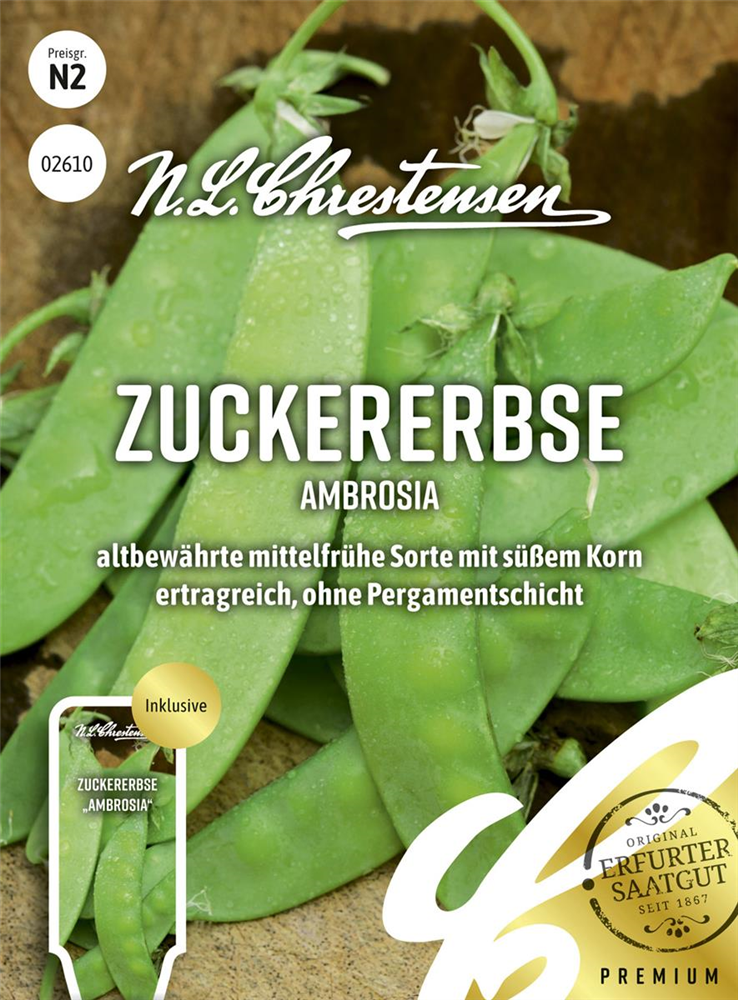 Zuckererbsensamen 'Ambrosia'