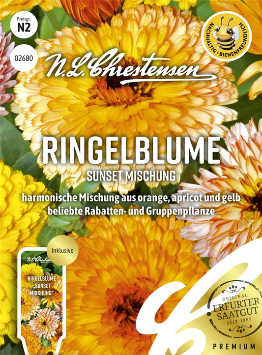 Ringelblumensamen 'Sunset Mischung'