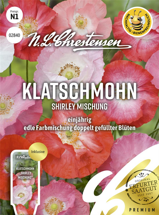 Klatschmohnsamen 'Shirley'