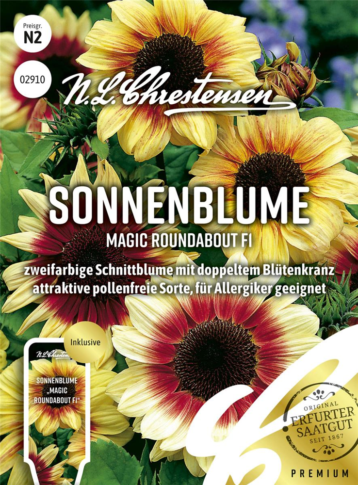 Sonnenblumensamen 'Magic Roundabout F1'