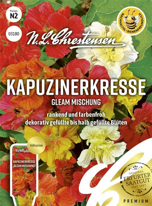 Kapuzinerkressesamen 'Gleam Mischung'