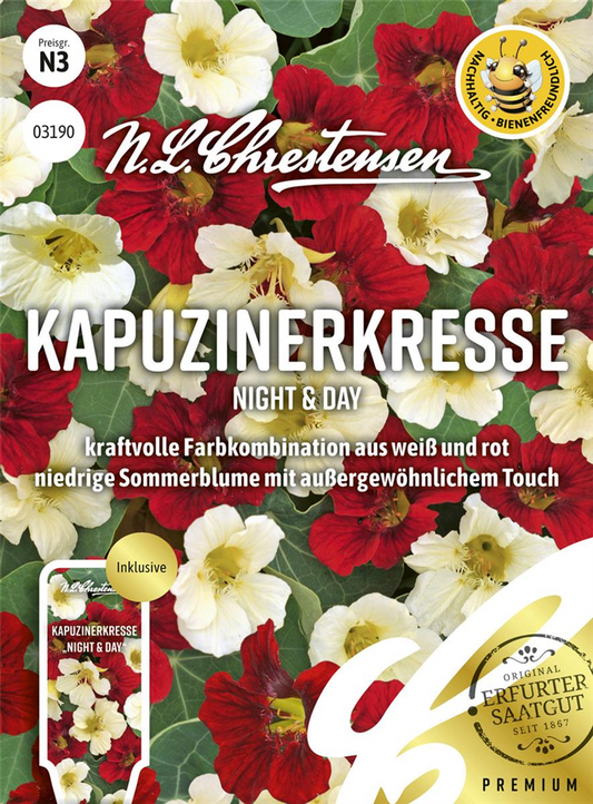 Kapuzinerkressesamen 'Night and Day'