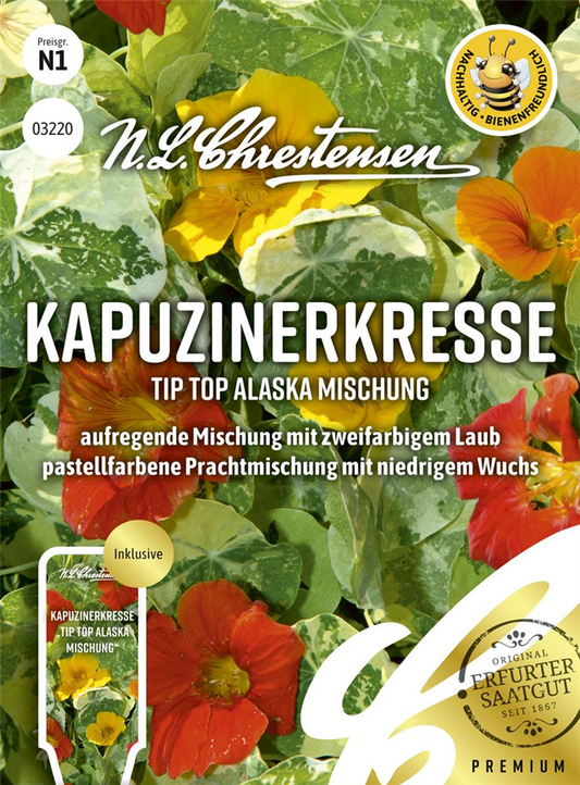 Kapuzinerkressesamen 'Tip-Top Alaska'
