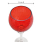 Windlicht Kelch Cracking aus Glas, 3er-Set, Rot (H) 30/35/40cm Ø13cm