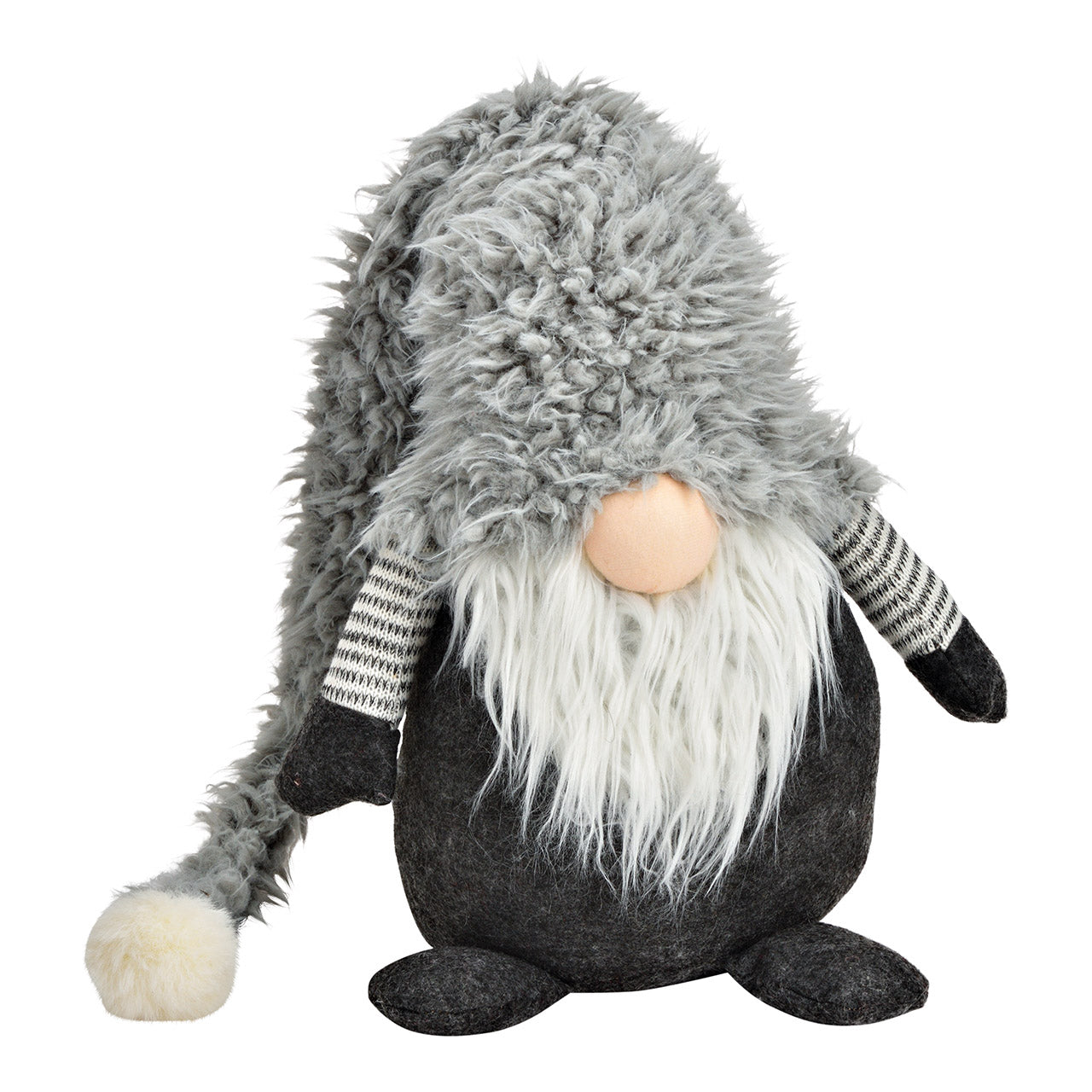 Zwerg aus Textil Grau (B/H/T) 22x38x20cm