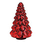Dekorative Glas-Weihnachtsbaum, Rot (B/H/T) 14x23x14cm