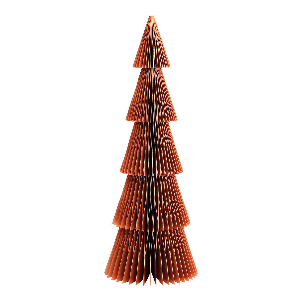 Display Tannenbaum Honeycomb aus Papier/Pappe braun (B/H/T) 14x40x14cm