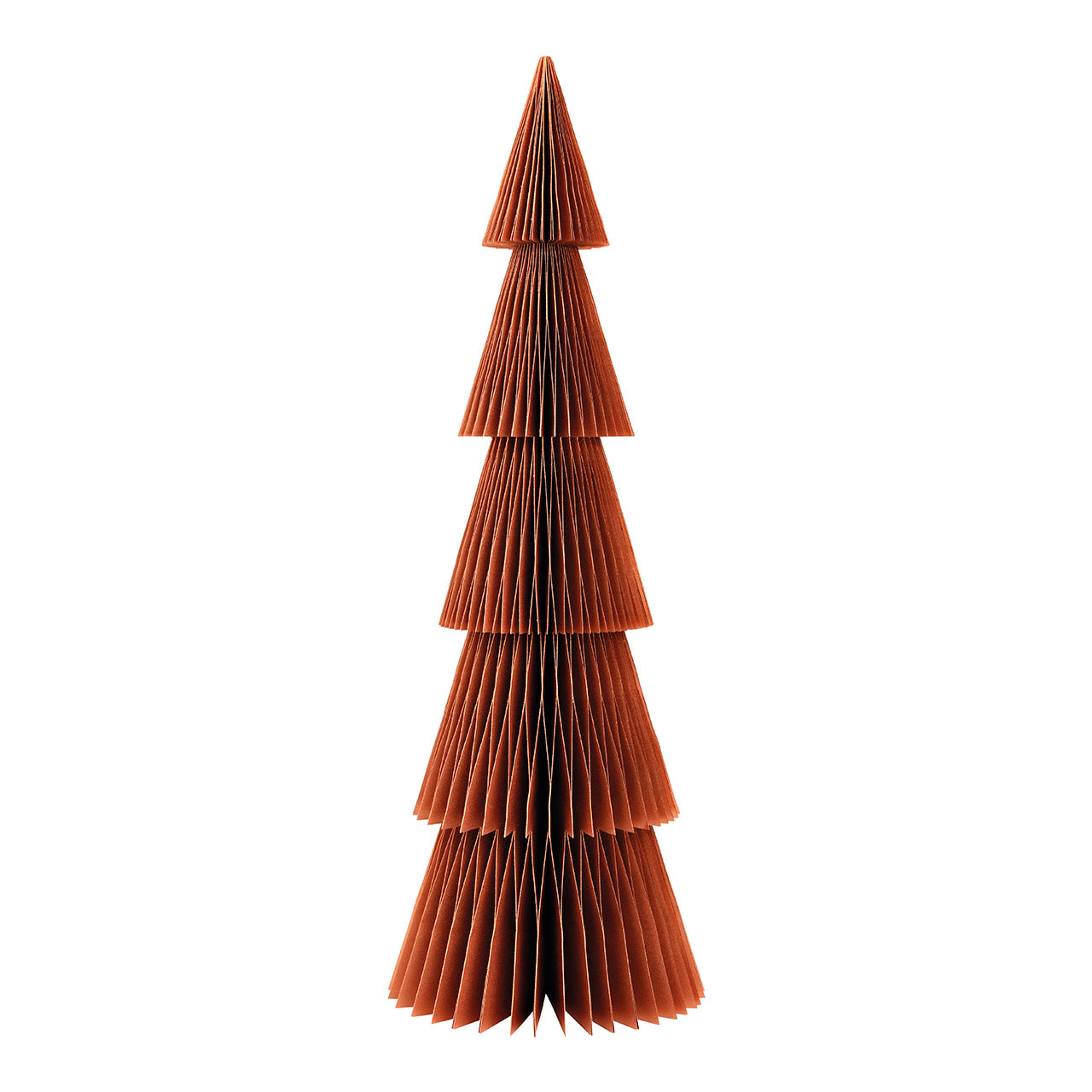 Display Tannenbaum Honeycomb aus Papier/Pappe braun (B/H/T) 20x60x20cm