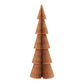 Display Tannenbaum Honeycomb aus Papier/Pappe beige (B/H/T) 20x60x20cm