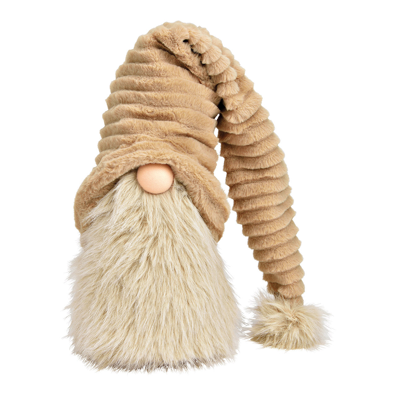 Zwerg aus Stoff beige (B/H/T) 22x33x16cm