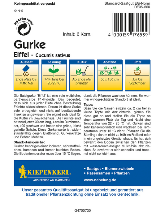 Salatgurke 'Eiffel'