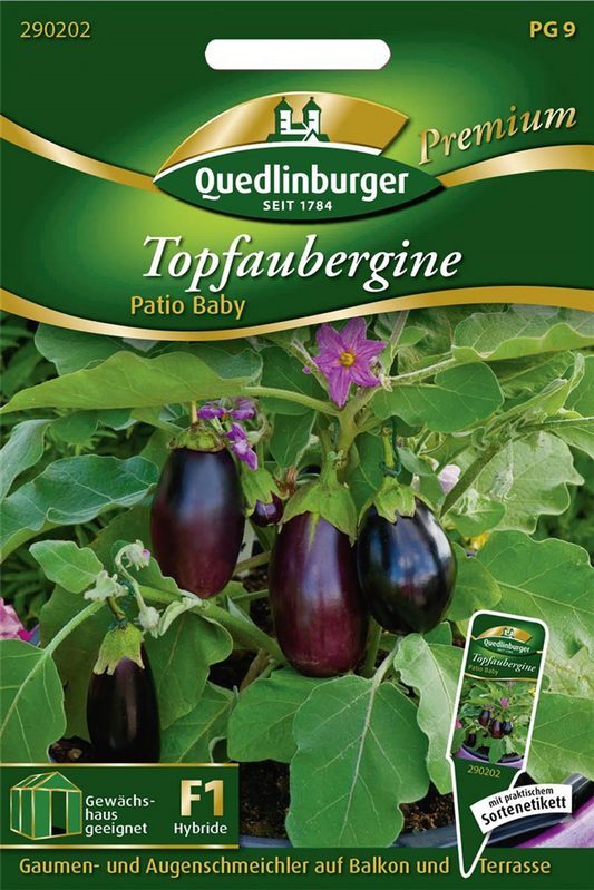 Auberginensamen 'Patio Baby'