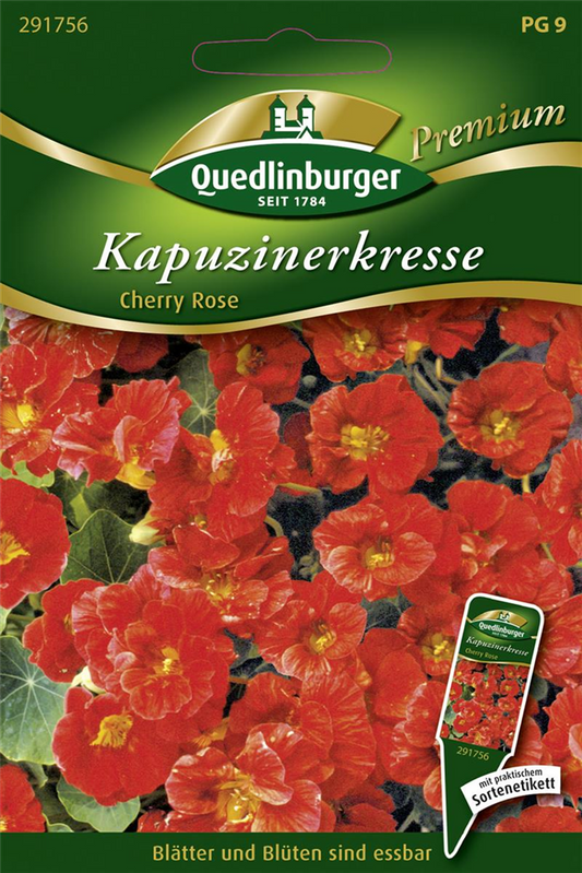 Kapuzinerkressesamen 'Jewel Cherry Rose'