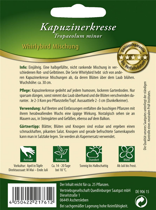 Kapuzinerkressesamen 'Whirlybird'