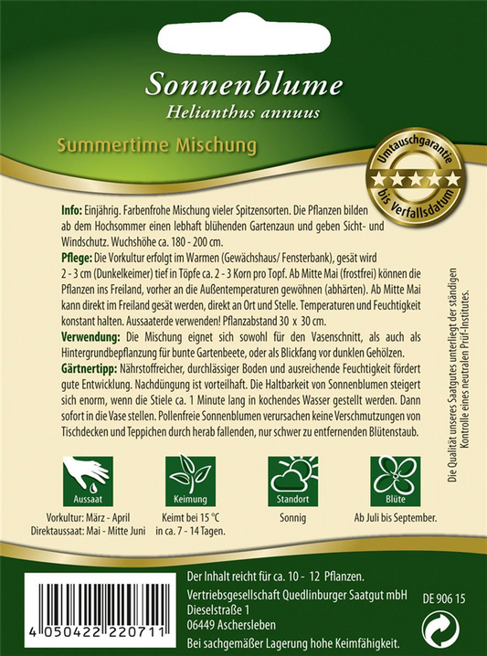 Sonnenblumensamen 'Summertime Mix'
