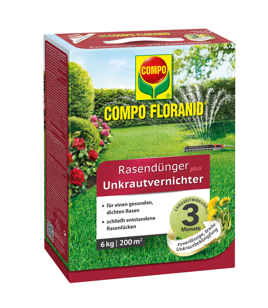 Compo FLORANID Rasendünger plus Unkrautvernichter