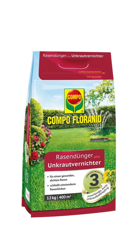 Compo FLORANID Rasendünger plus Unkrautvernichter
