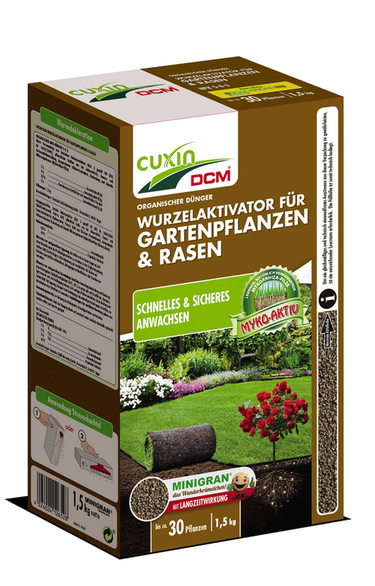 Cuxin Wurzelaktivator für Gartenpflanzen & Rasen