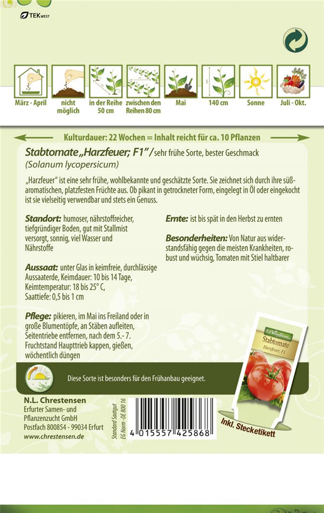 Tomatensamen 'Harzfeuer F1'