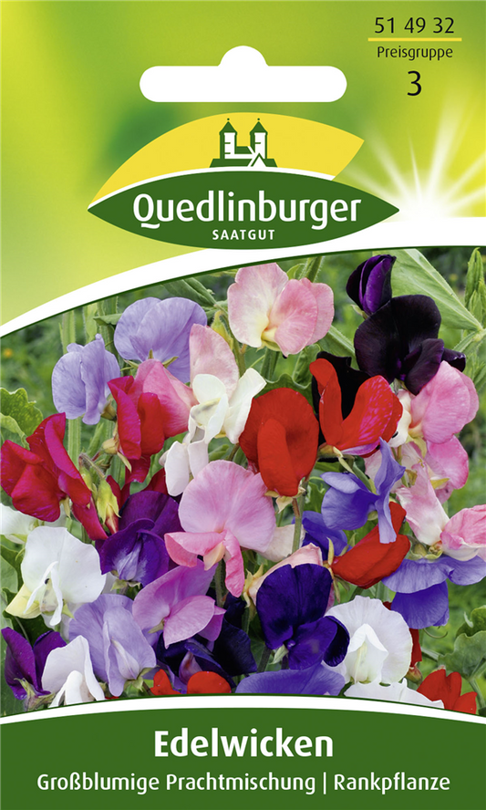 Gartenwickensamen 'Großblumige Prachtmischung'