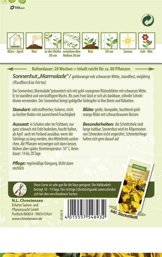 Sonnenhutsamen 'Marmalade'