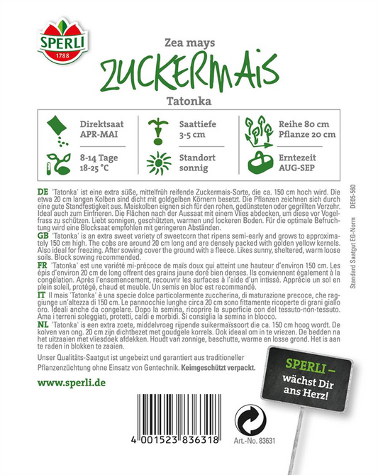 Zuckermais 'Tatonka F1'