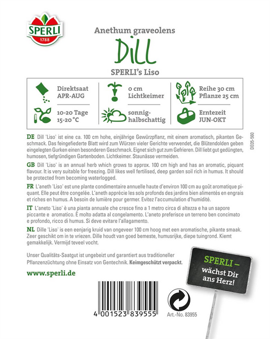 Dill 'Liso'