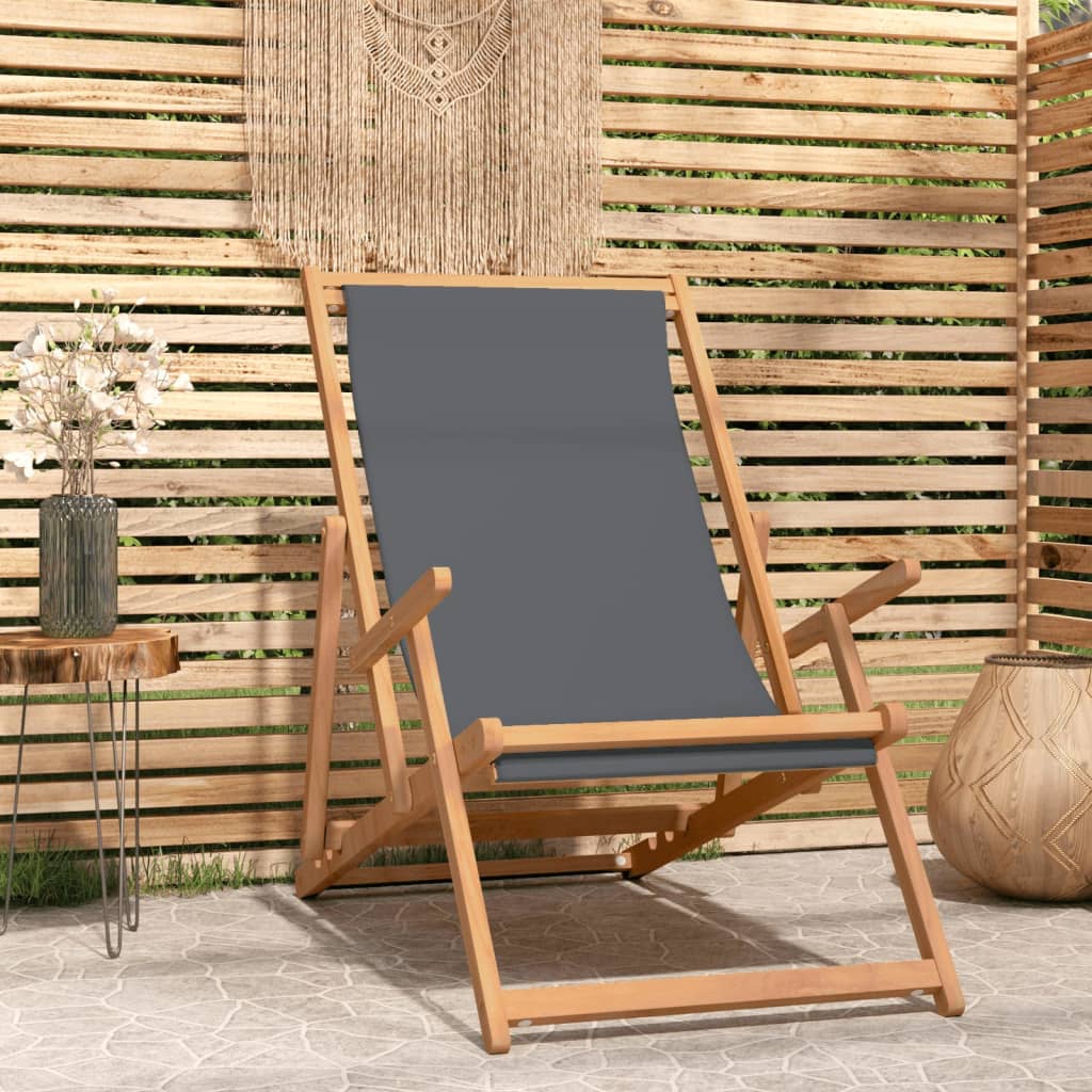 Liegestuhl Massivholz Teak