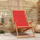 Liegestuhl Massivholz Teak