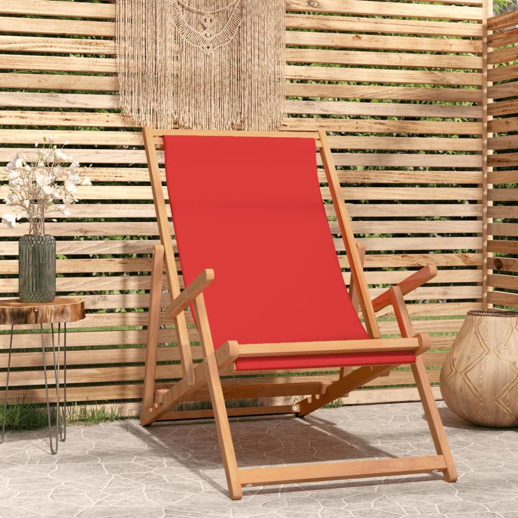 Liegestuhl Massivholz Teak