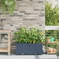 Garten Blumenkübel Mit Bewässerung Und Rädern 4 Stk. Pp